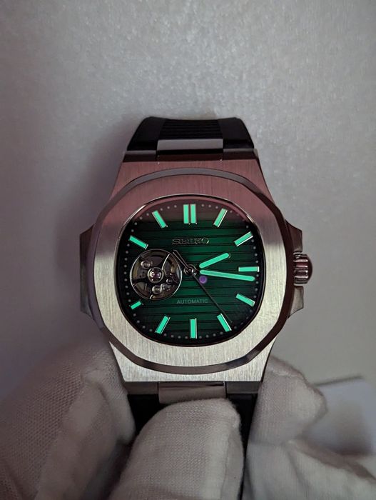Seiko Nautilus mod open heart guma