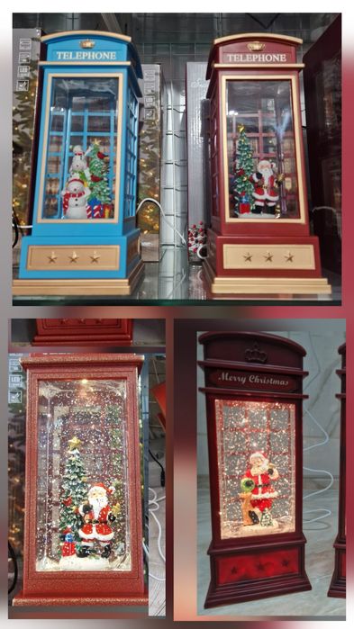 Новогодние снежные светильники на USB.