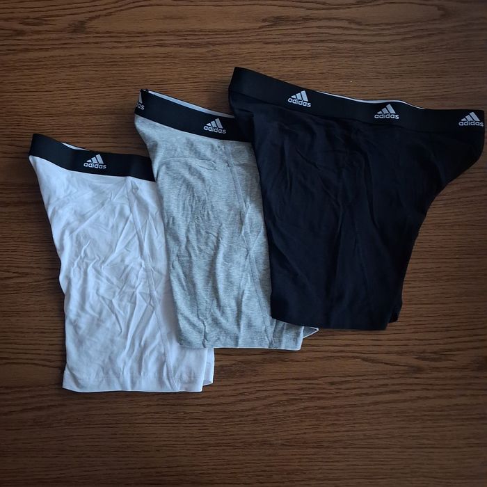 Bokserki bawełniane 3 sztuki marki Adidas rozmiar M