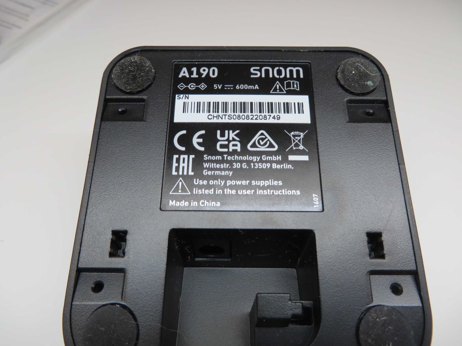 Snom A190 DECT-Headset Call Center HD bezprzewodowa Słuchawka