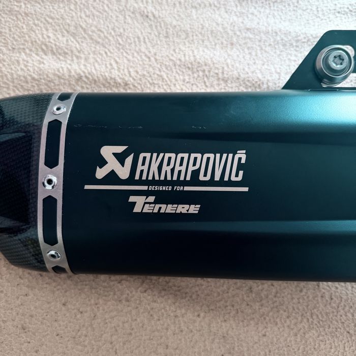 Ponteira de escape Akrapovič Tenere 700 EU5+