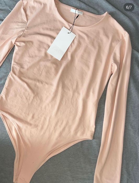 Боді Zara пудрове нюдове