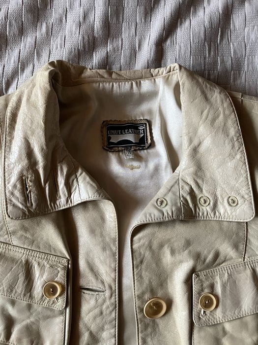 Жіноча куртка з натуральної шкіри, розмір XL, Італія