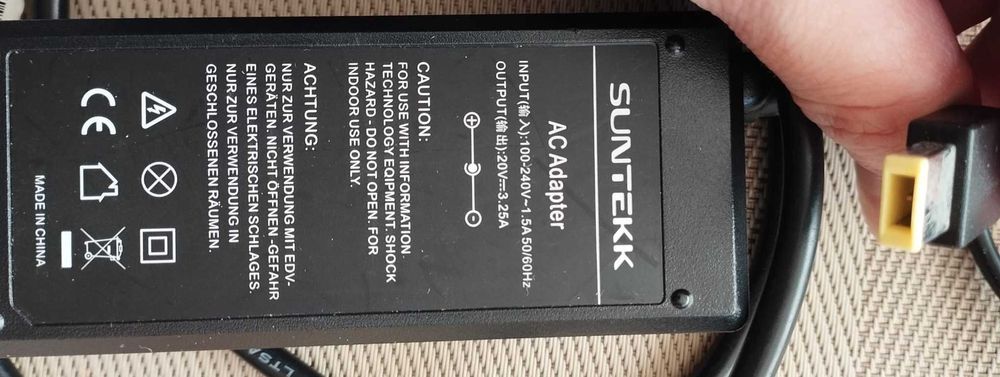 45W Zasilacz, Ładowarka do laptopa Lenovo