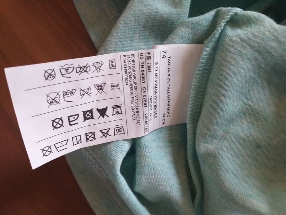 Benetton nowa bluzka rozm. 74