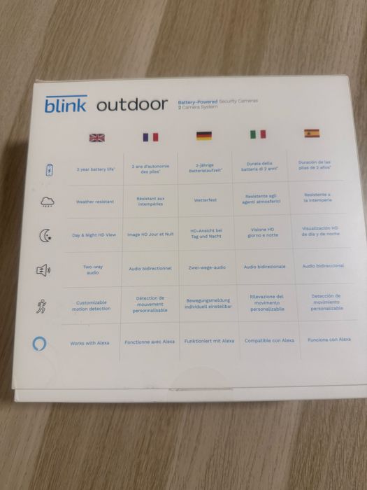 Blink Outdoor – Kit 2 Câmaras de Vigilância Sem Fios