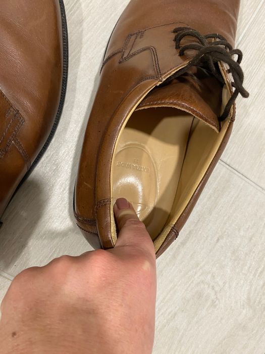 Шкіряні туфлі Clark’s, розмір 45-46