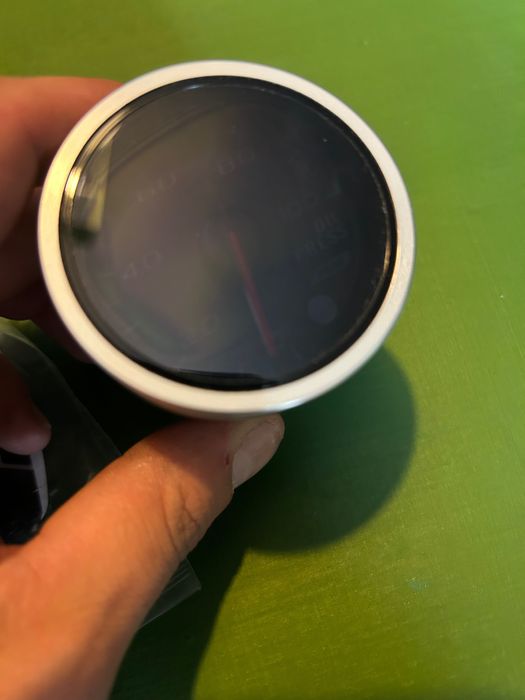 Manómetro Pressão de Óleo 52mm 7cores com aviso de pico ( Novo )