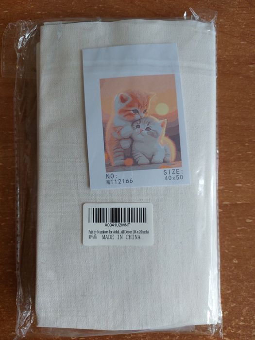 Картина по номерам кошенятка 40х50 см