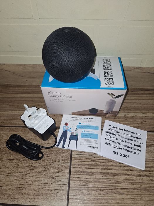 Розумна колонка Amazon Echo Dot 5th Generation (5 покоління) Black / Чорна