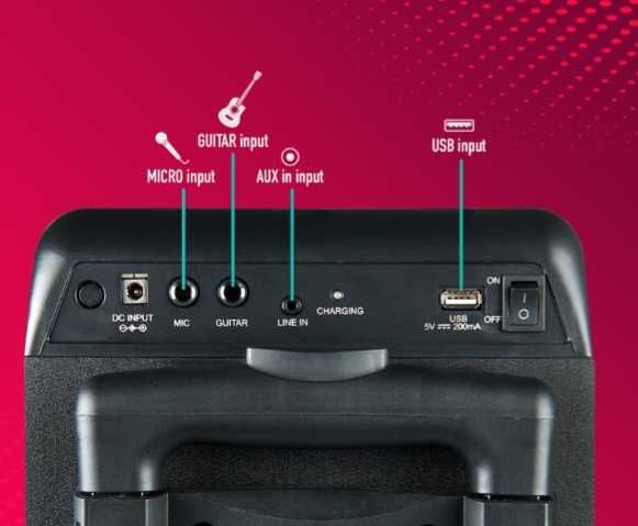 Coluna wild rave 1 - 200 W