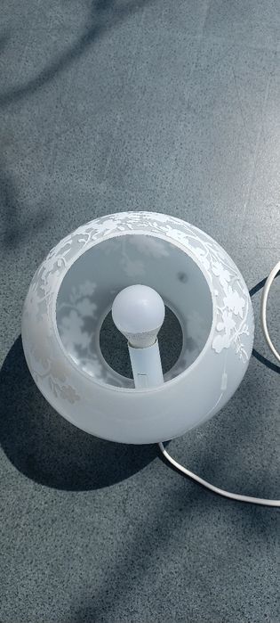 Lampka szklana hand made