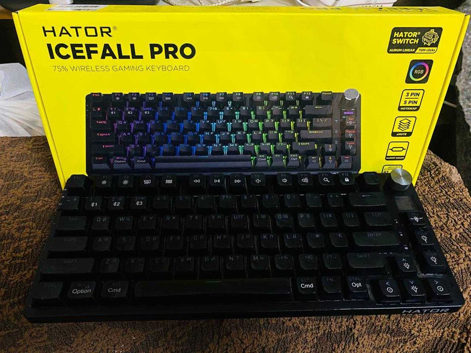 Клавіатура HATOR Icefall PROBlack