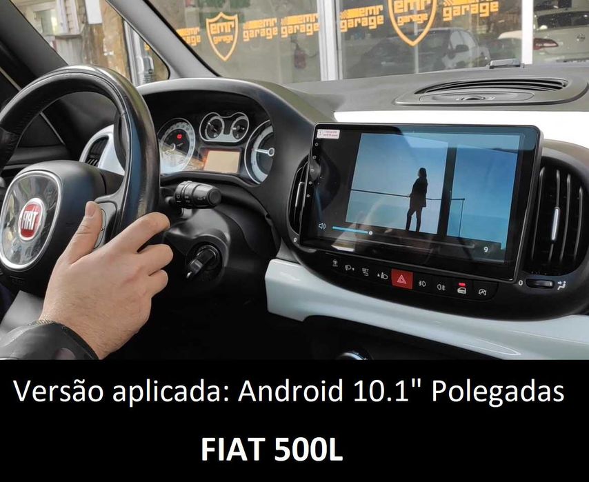 (NOVO) Rádio 2DIN • FIAT • ABARTH • 500 • 500L • 500X • Android 4+64GB