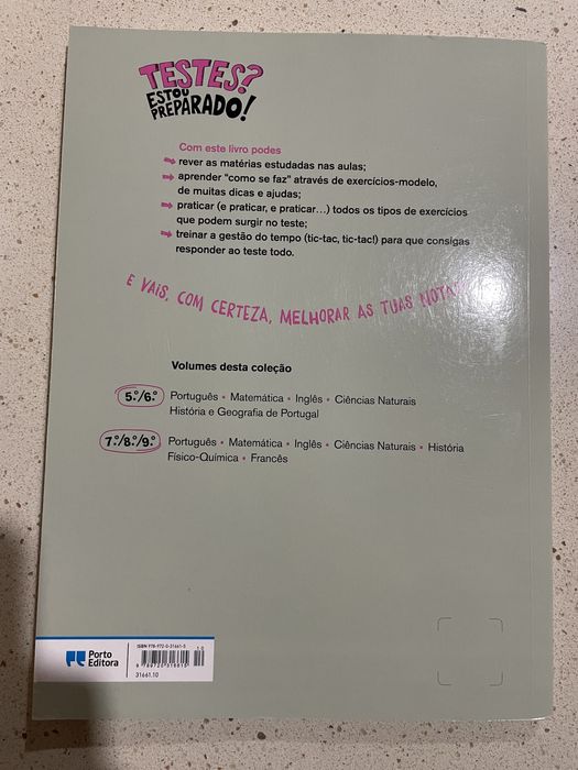 Livro Testes Estou Preparado Inglês 9
