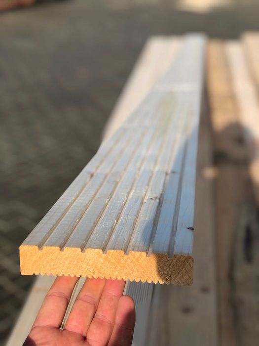 Deski Tarasowe  -Ryflowana | gładka 27x145