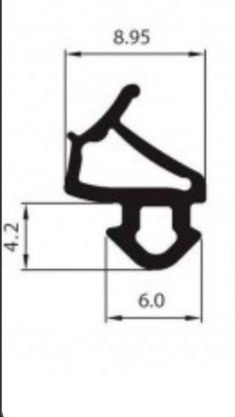 Резиновый уплотнитель EPDM для алюминиевых профилей