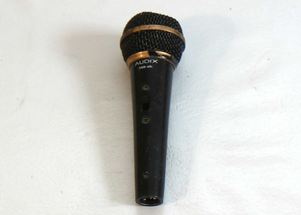 Microfone Audix 360 xb a funcionar na perfeição