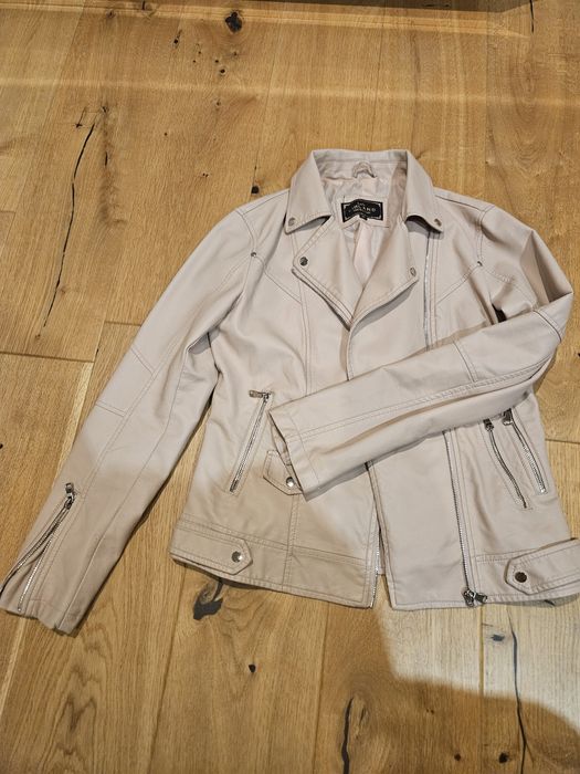 Kurtka ramoneska M pudrowy róż