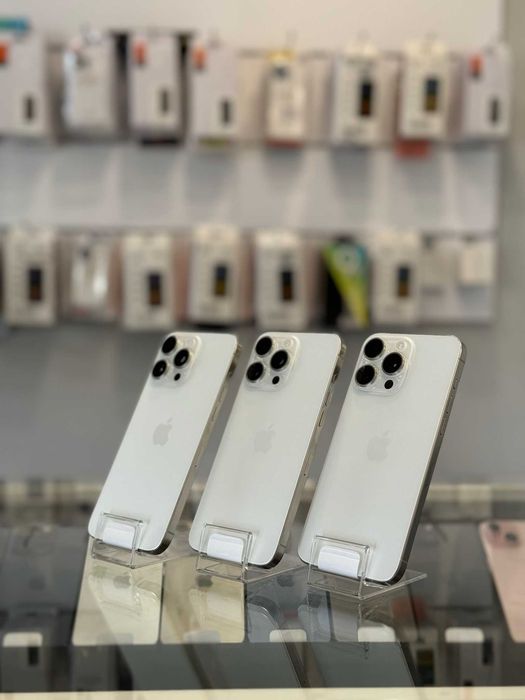 NOWY • iPhone 16 PRO • 128 GB • White Titanium • 100% bateria • GWARANCJA • raty
