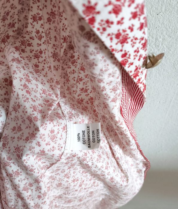 Primo Piano 38 M 40 L sukienka mini premium włoska kwiatki vintage