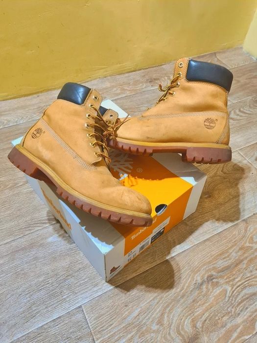 Oryginalne ! Timberland 6 In 6Inch Premium Waterproof Wheat Nubuck Boots