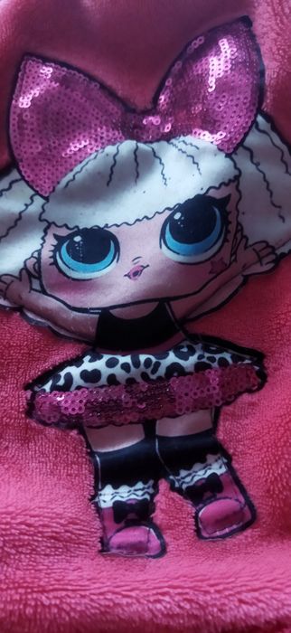 Продам плюшевий рожевий костюм для дівчинки. Підійде від 1 до 3 років.