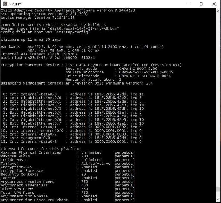 Межсетевой экран Cisco ASA5525-K9/ ASA 5525-X нал/безнал