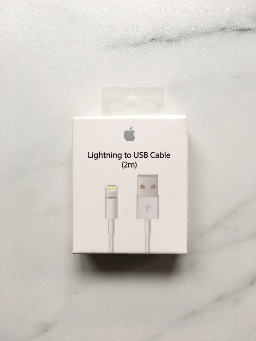 Kabel USB Apple Lightning 2m - iPhone 5 5s 6 6s 7 8 X 11 -14