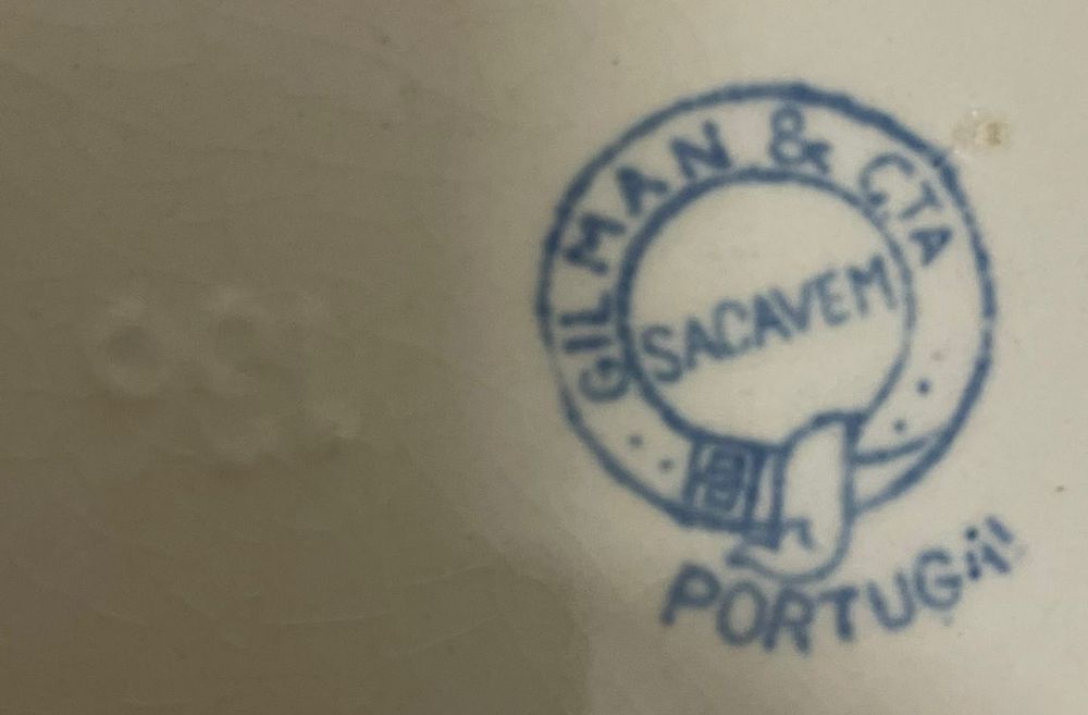 Cinzeiro em faiança Sacavém