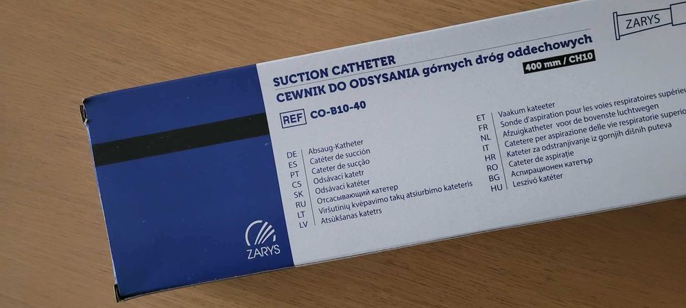 Cewniki do odsysania górnych dróg oddechowych