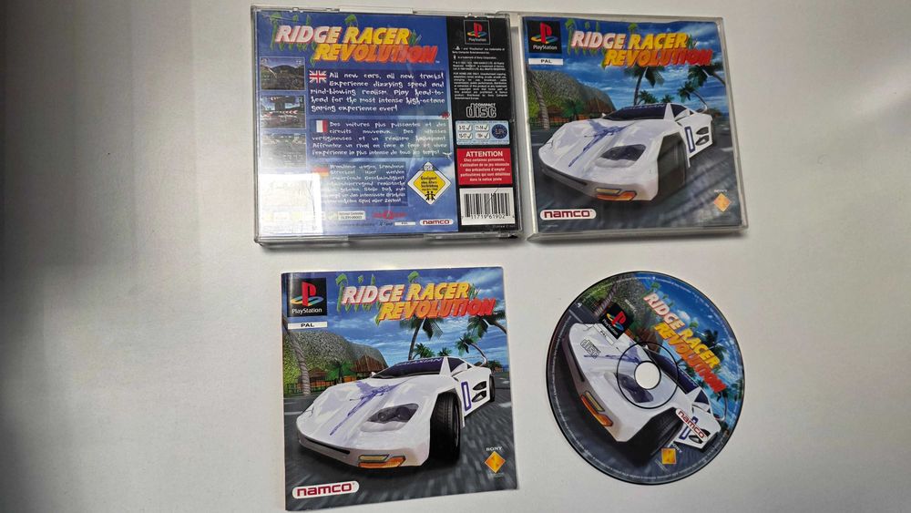 PSX Ridge Racer Revolution komplet