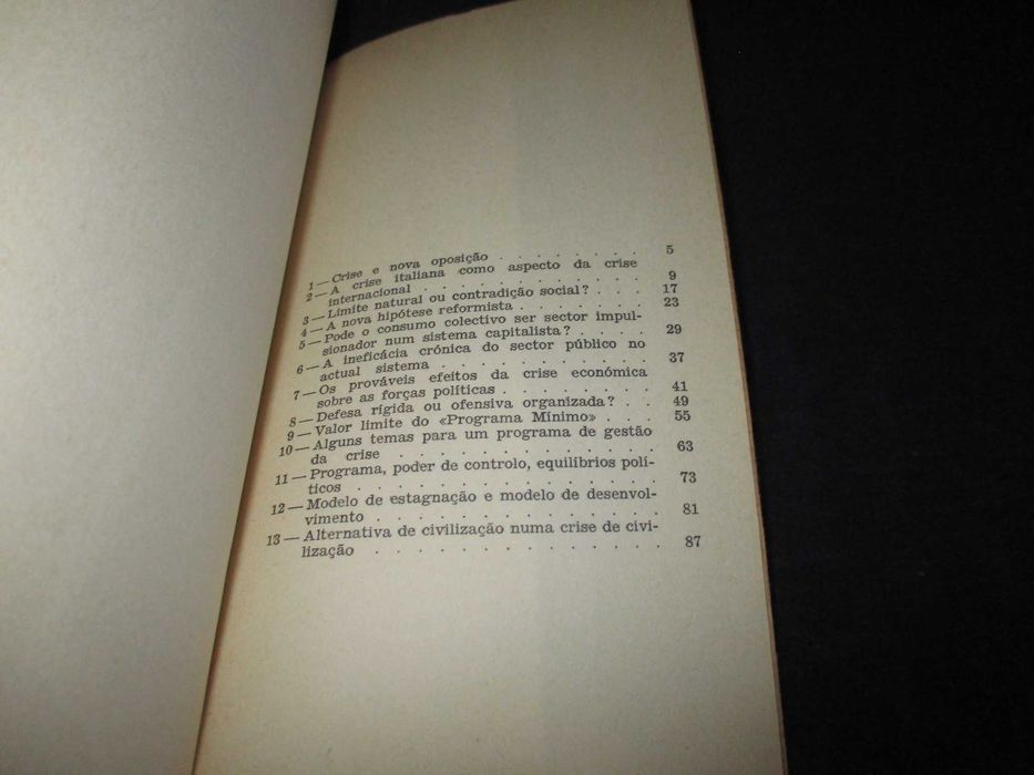 Livro Crise Programa e Nova Oposição Lúcio Magri