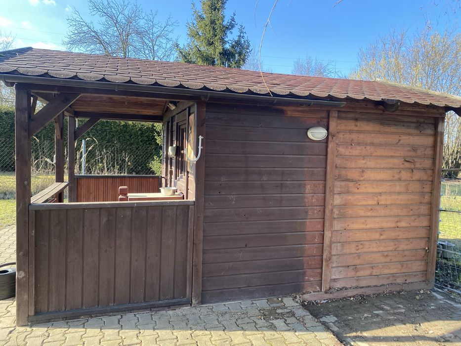 Domek drewniany 3x3 plus taras