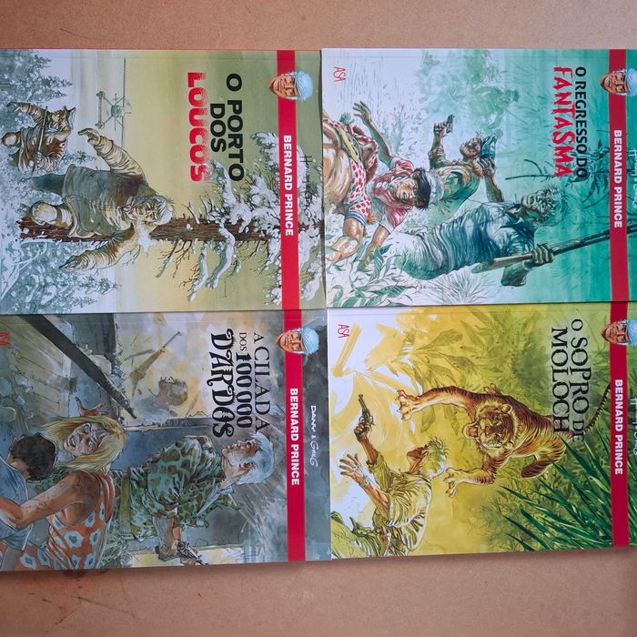 Coleção "As aventuras de Bernard Prince" de Hermann e Greg (12 albuns)