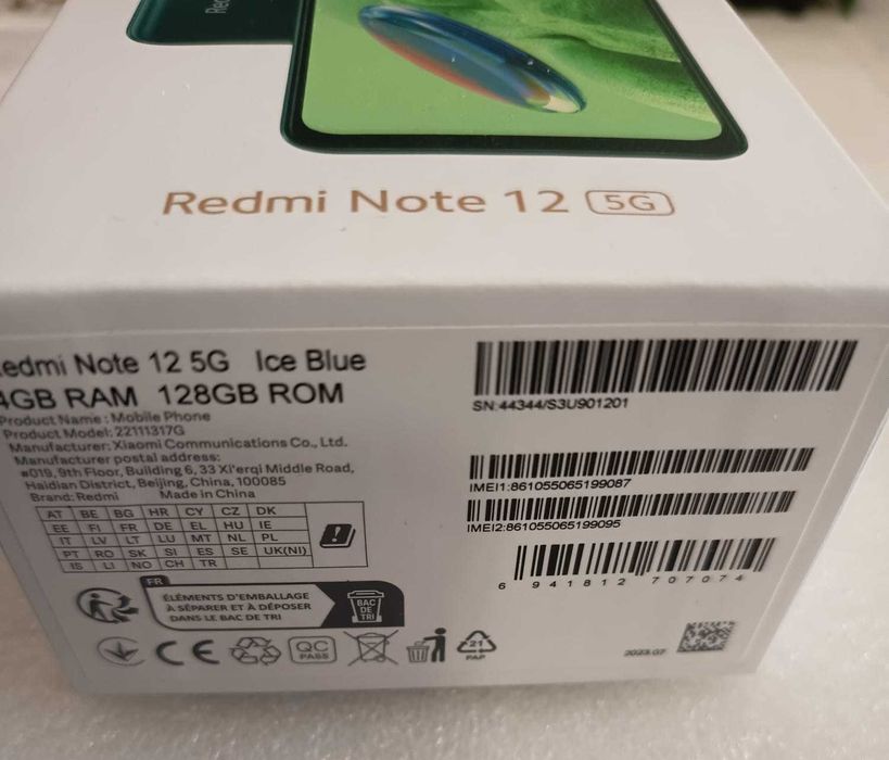 Xiaomi Redmi Note 12 5G