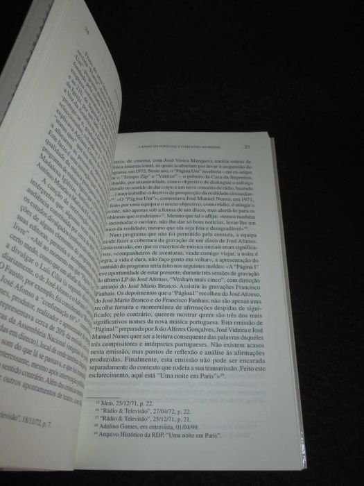 Livro A Rádio em Portugal Dina Cristo