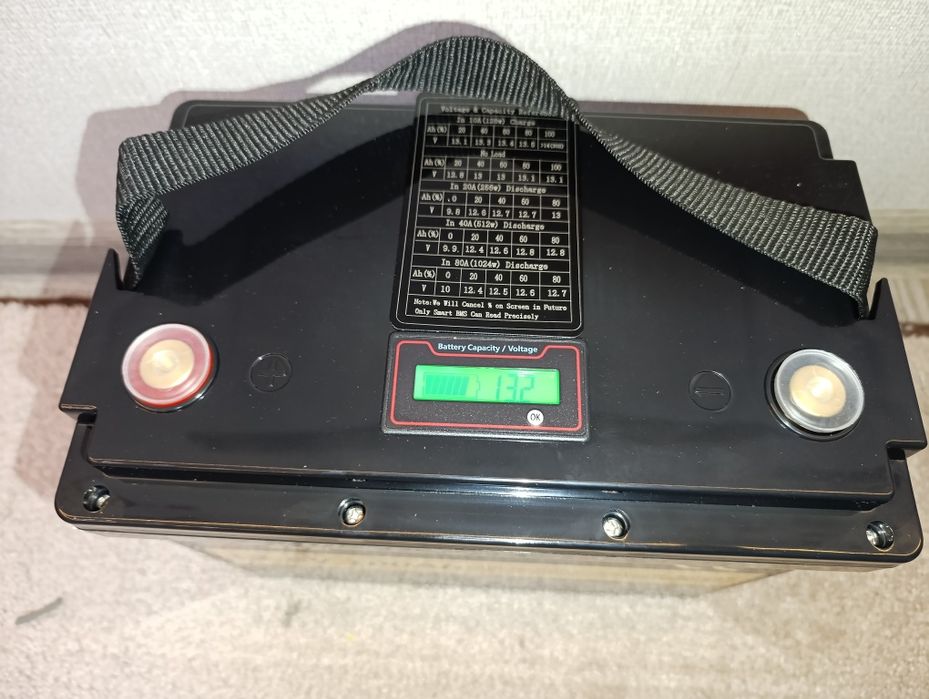 Акумулятор Lifepo SJY 12V/100AH з екраном LSD