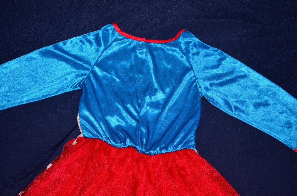 Платье Капитанша Америка 7-8лет карнавальный костюм маскарадный образ