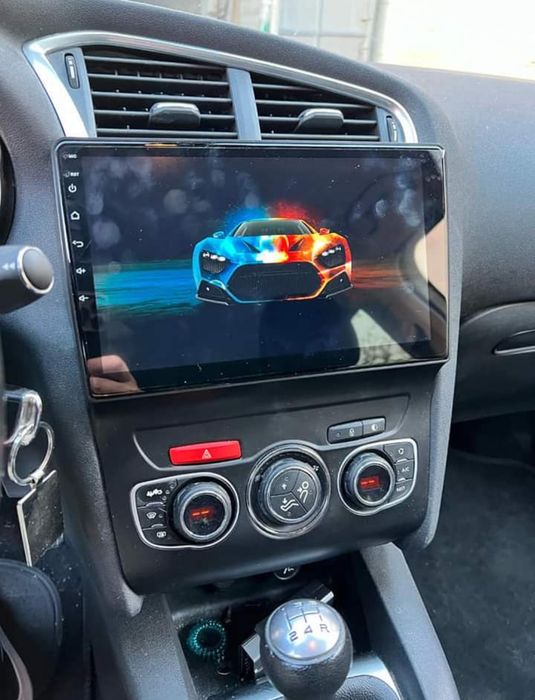 Rádio Android 13 com GPS Citroën C4 2 (Novo)