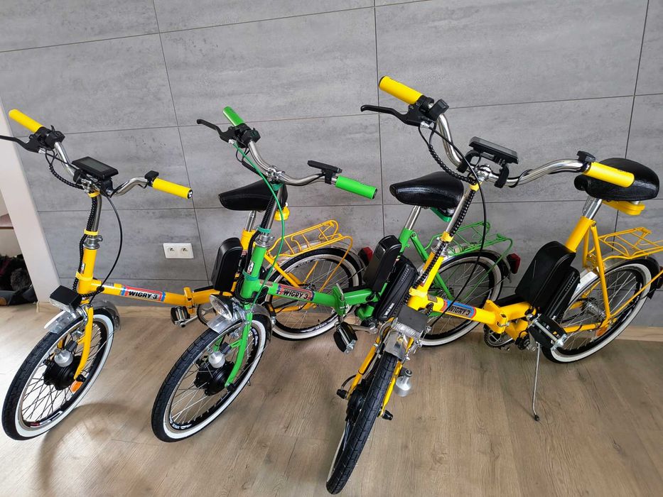 Wigry 3, e-wigry, rower elektryczny, klasyk PRL