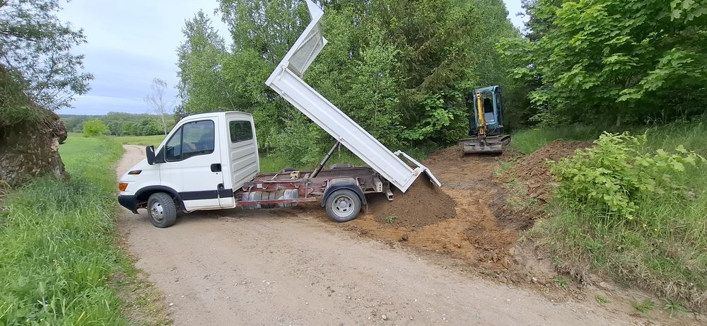 Zakładanie Trawnika Niwelacja Terenu Równanie Terenu
