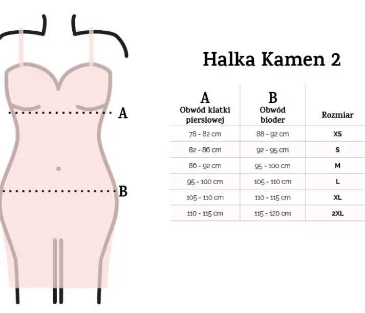 Halka DKaren czerwona S/M Karmen 2 bielizna nocna
