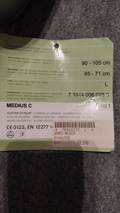 Edelrid harness novo L