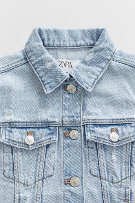 Kurtka jeansowa ZARA 140 dżinsowa