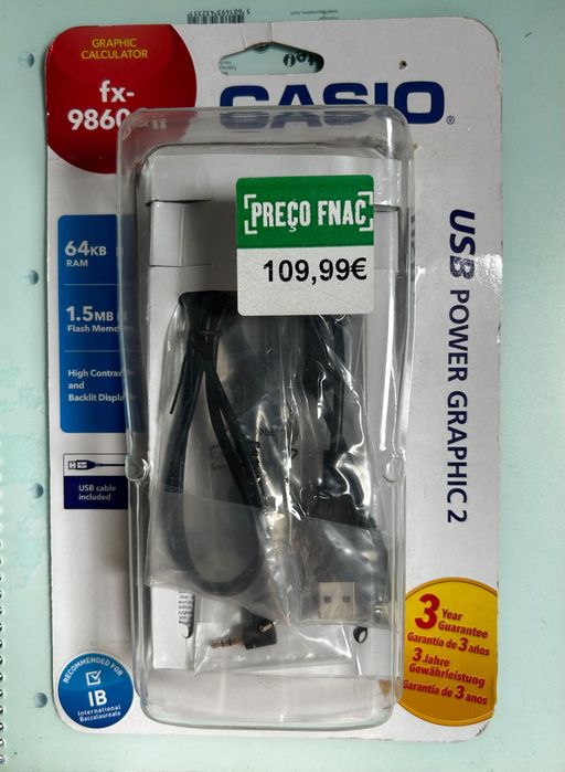 calculadora gráfica Casio FX-9860GII