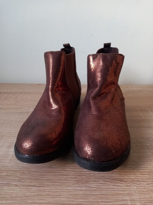 Sztyblety buty  brokatowe r 40