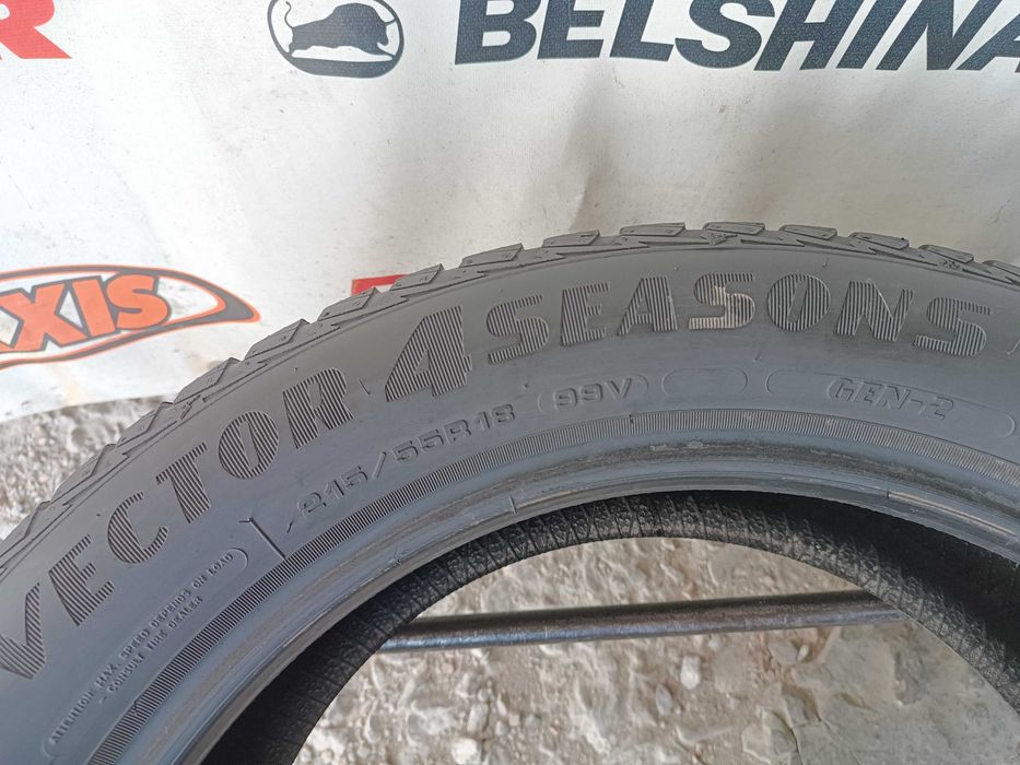 Всесезонні шини 215/55 R18 Goodyear vector 4seasons gen 2 suv 2023рік 7,3мм