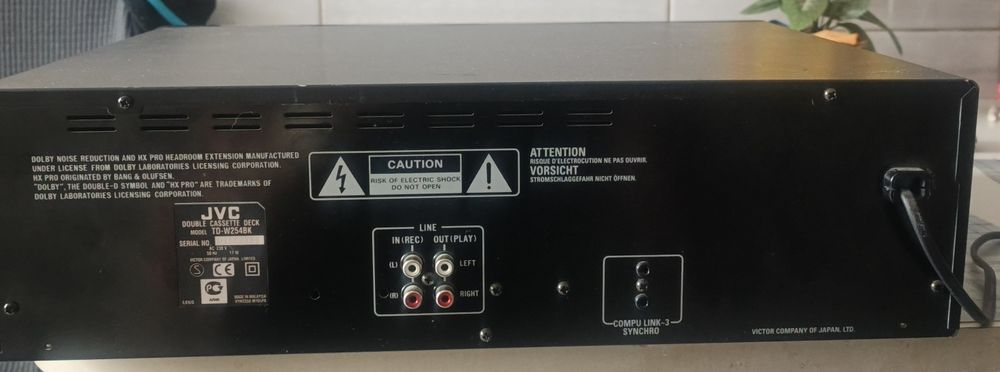 Deck JVC TD-W254