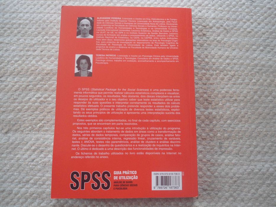 SPSS Guia Prático utilização-Análise dados para ciências  e psicologia